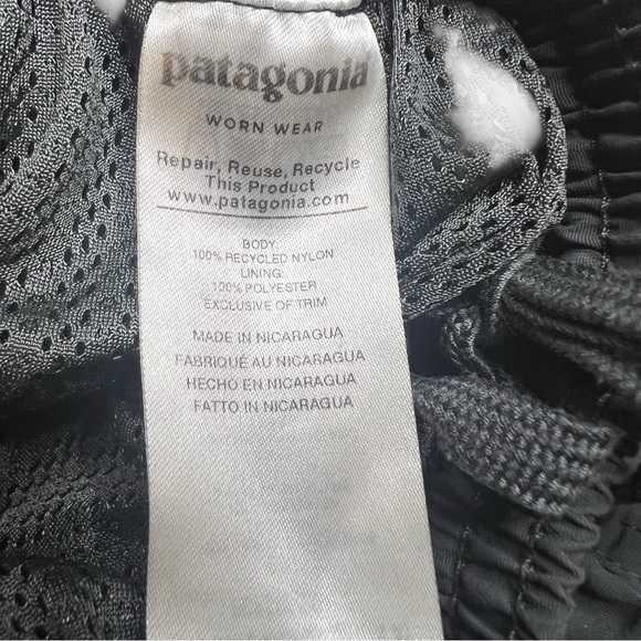 Patagonia Men’s Baggies 5” Shorts Size Large Charcoal Gray Excellent Condition - Picture 4 of 7